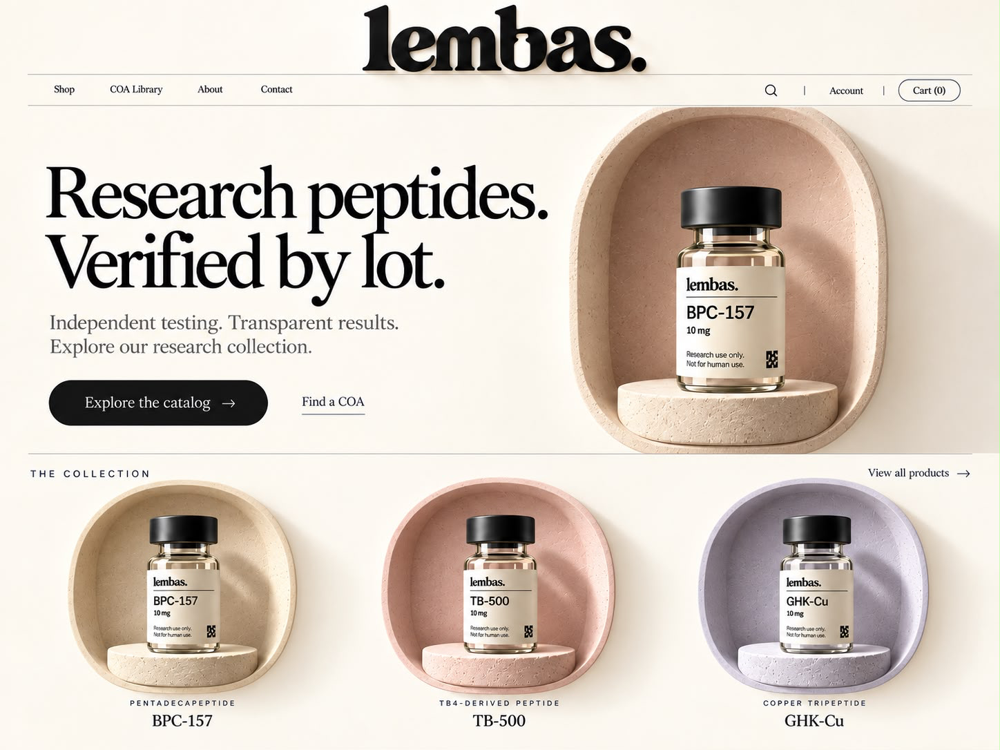 Lembas Peptides